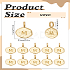 10Pcs Alloy Pendants FIND-LP0003-36M-2