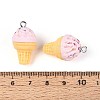 Opaque Resin Pendants RESI-T056-04C-3