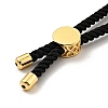 Half Finished Twisted Milan Rope Slider Bracelets FIND-G032-01G-06-5