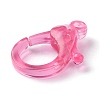 Transparent Plastic Lobster CLaw Clasps KY-H005-A12-4