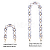 2Pcs Oval & Square Acrylic Bag Handle FIND-GN0001-14A-3