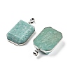 Natural Amazonite Pendants G-B139-02P-01-2
