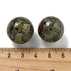 Natural Dragon Blood Round Ball Figurines Statues for Home Office Desktop Decoration G-P532-02A-15-3