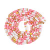 Resin Beads Bracelets BJEW-TAC0080-01E-1