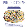 Light Gradient Segment Dyed Polyester Yarn DIY-TADJ0002-005G-4