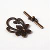 Tibetan Style Toggle Clasps X-MLF0677Y-NF-4