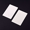 Rectangle Paper One Pair Earring Display Cards with Hanging Hole CDIS-YW0001-04-4