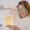 Wooden Commemorative Cards WOOD-WH0040-005-6