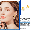   48Pcs 8 Style Alloy Stud Earring Findings FIND-PH0007-25-4