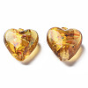 Handmade Lampwork Silver Foil Glass Beads FOIL-T005-01E-2