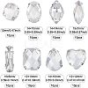 80Pcs 8 Style Acrylic Sew on Rhinestone OACR-FG0001-17-2