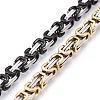 304 Stainless Steel Byzantine Chains CHS-K010-03B-BP-4