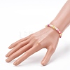 Handmade Polymer Clay Heishi Beaded Stretch Bracelets X-BJEW-JB06143-05-4