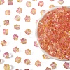 300Pcs Two Tone Transparent Spray Painted Acrylic Beads ACRP-YW0001-16A-1