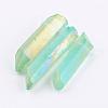 Electroplated Natural Quartz Crystal Graduated Beads Strands G-P315-A03-2
