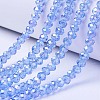 Electroplate Glass Beads Strands EGLA-A034-T1mm-B09-1