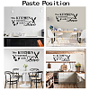 PVC Quotes Wall Sticker DIY-WH0200-057-3