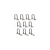 304 Stainless Steel D-Ring Anchor Shackle Clasps STAS-WH0033-56A-7