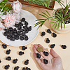 50Pcs PP Plastic Iron Spring Cord Locks KY-CN0002-36B-3