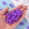 Transparent Frosted Acrylic Bead Caps X-MACR-S371-04A-747-5