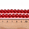 Baking Paint Transparent Glass Beads Strands DGLA-N006-8mm-10-4