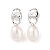 Anti-Tarnish Sterling Silver Stud Earrings EJEW-C087-11C-P-1