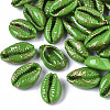 Spray Painted Natural Cowrie Shell Beads SSHEL-R047-03-A03-1