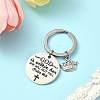 Alloy & 201 Stainless Steel Keychain KEYC-YW00101-06-1