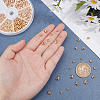 300Pcs 3 Style Brass Crimp Beads Covers KK-PH0003-59-6