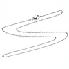304 Stainless Steel Cable Chain Necklace NJEW-S420-008C-P-3