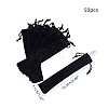 Rectangle Velvet Pouches LS-TP-WH0005-01-2