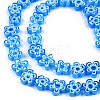 Handmade Millefiori Glass Bead Strands LAMP-N029-017B-03-3