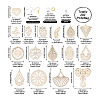 Biyun DIY Filigree Dangle Earring Making Kits DIY-BY0001-33-10
