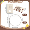 50Pcs Wood Cross Stitch Thread Bobbins WOOD-OC0003-90-2