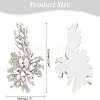 2Pcs Crystal Rhinestone Ornament Accessories DIY-FG0003-34-2