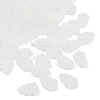 Frosted Transparent Acrylic Beads OACR-P029-04B-01-2
