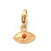 Eye 304 Stainless Steel Rhinestone Pendant Decorations STAS-I331-24G-2
