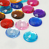 Imitation Taiwan Acrylic Rhinestone Flat Back Cabochons GACR-D003-18mm-M-1