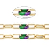 Handmade Brass Paperclip Chains CHC-H102-12G-B-2