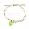 Porcelain Beads Braided Bead Bracelets BJEW-JB11421-2