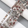 Natural African Bloodstone Beads Strands X-G-H292-A15-02-2
