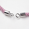 Nylon Twisted Cord Bracelet Making MAK-K007-06P-2
