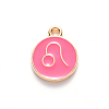 Alloy Enamel Pendants X-ENAM-S124-01A-03G-3