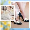 Detachable Cloth Flower Shoe Decoration AJEW-WH0326-76A-5
