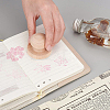 BENECREAT Wooden Stamp Handle DIY-BC0004-52-4