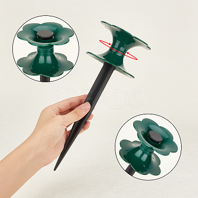 2Pcs Plastic Water Pipe Fixing Regulating Wheel FIND-GA0001-53-1