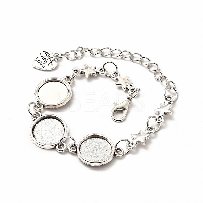 Alloy Bracelets & Anklets Making MAK-M027-03AS-1
