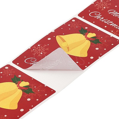 200Pcs Christmas Theme Paper Self-Adhesive Stickers DIY-M070-02U-1