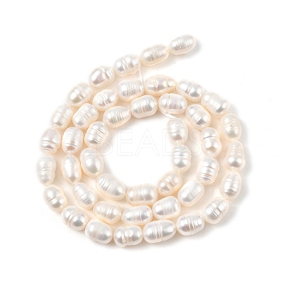 Natural Cultured Freshwater Pearl Beads Strands PEAR-I007-01B-02B-02-1