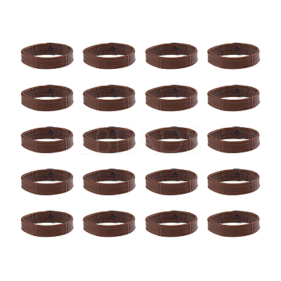 20Pcs Leather Watch Strap Bezel AJEW-FH0005-08B-1